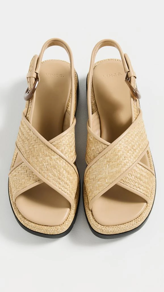 Vince Helena Raffia Sandals 4