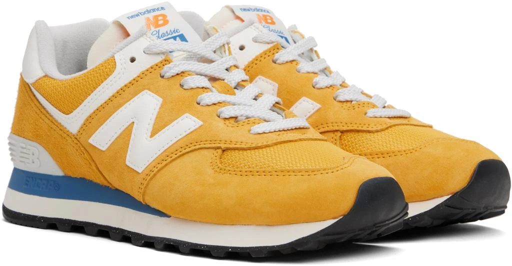 New Balance Yellow 574 Sneakers 4