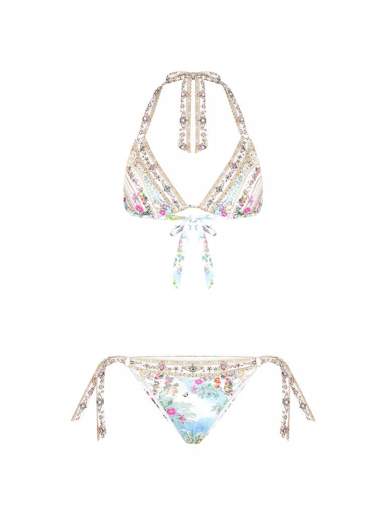 Camilla Floral-Print Side-Tie Bikini