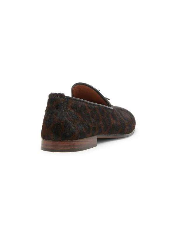 Tom Ford Leopard-Print Calf-Hair Slippers 3