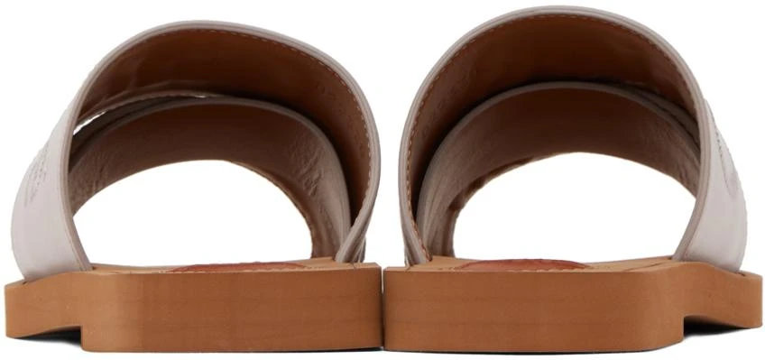 Chloé Gray Woody Mules 2