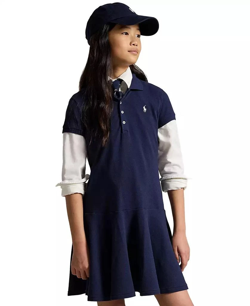 Ralph Lauren Girls
7-16 Cotton Mesh Short-Sleeve Polo Dress 5