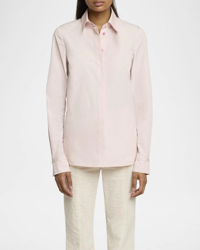 Gabriela Hearst Cruz Cotton Button-Down Shirt 2