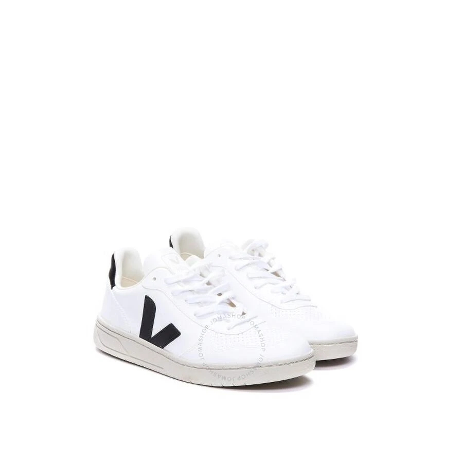 Veja Ladies V-10  Leather Low-Top Sneakers 2