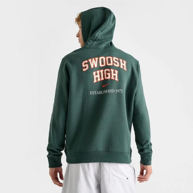 NIKE Men's Nike Sportswear Club Fleece Swoosh High Graphic Fleece Hoodie 7