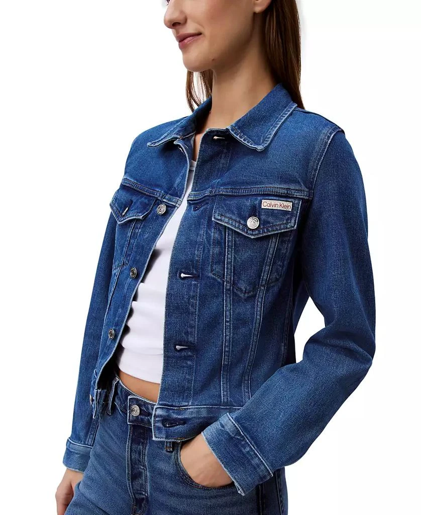 Calvin Klein Women's Classic Denim Trucker Jacket 3