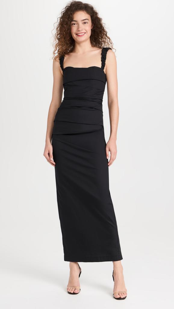 SIR. Azul Balconette Gown