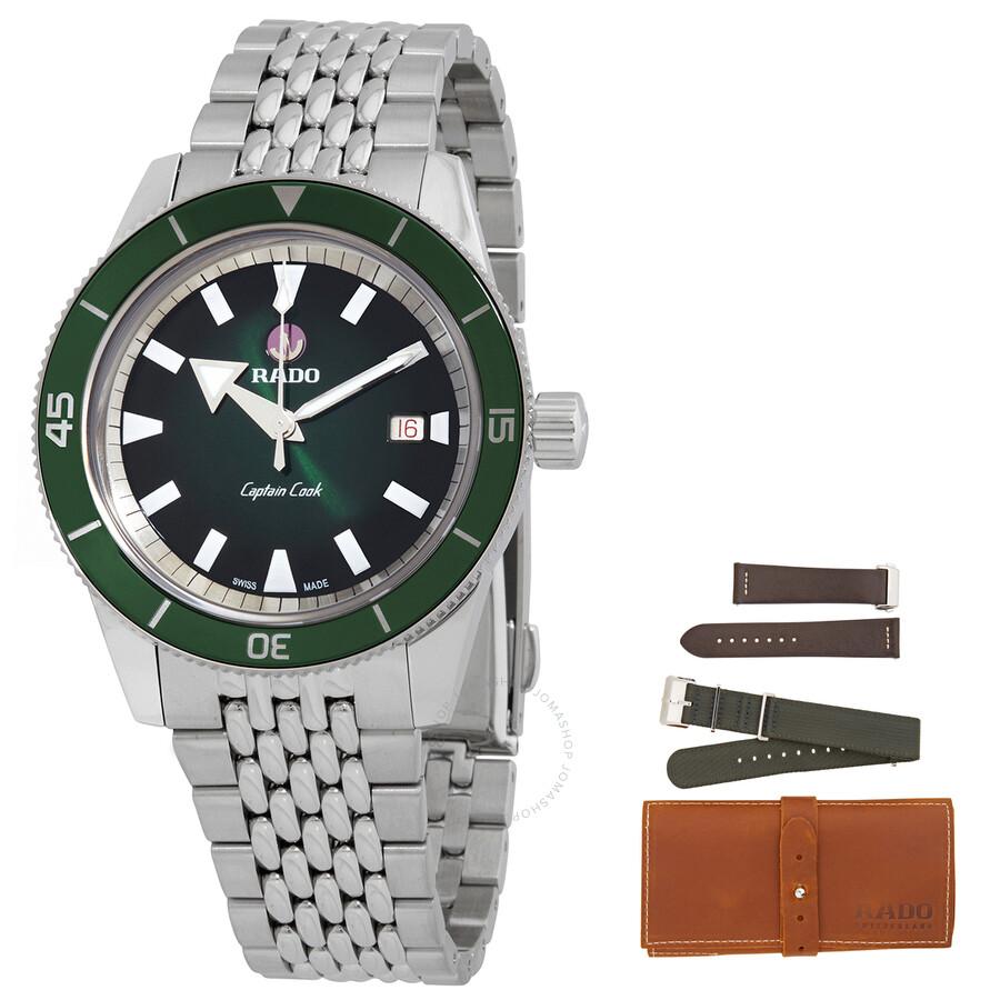 Rado Captain Cook Automatic Green Dial Men's Watch R32505318