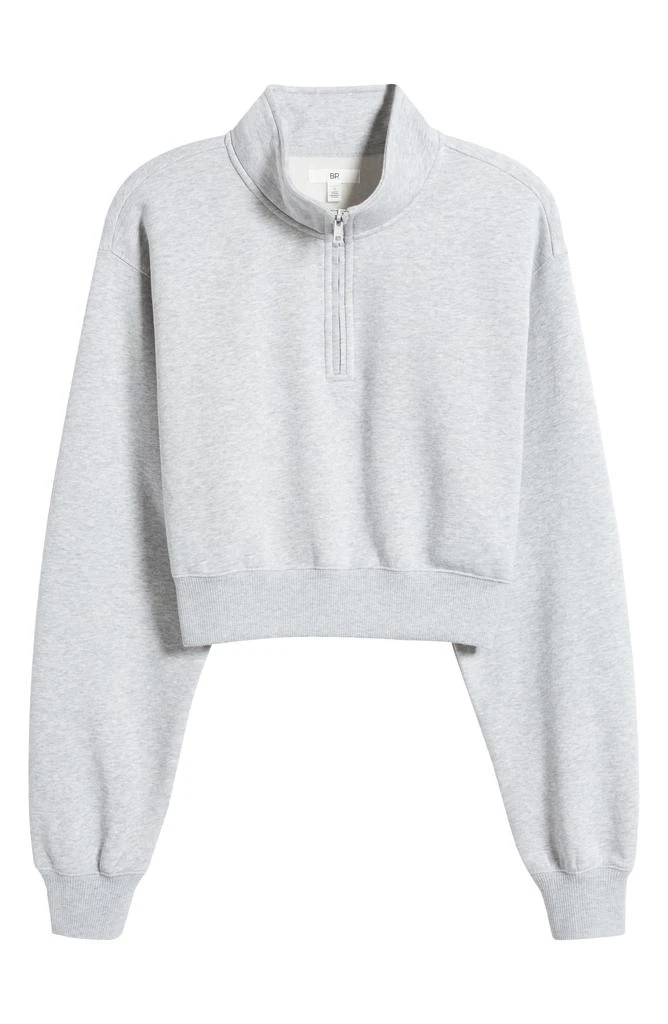 BP. Quarter Zip Fleece Detail Sweatshirt 6