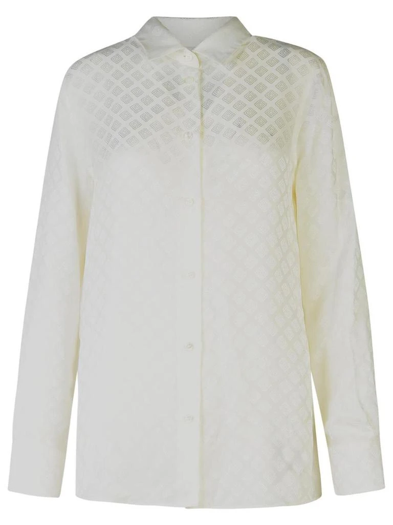 ETRO Etro White Silk Blend Shirt 1