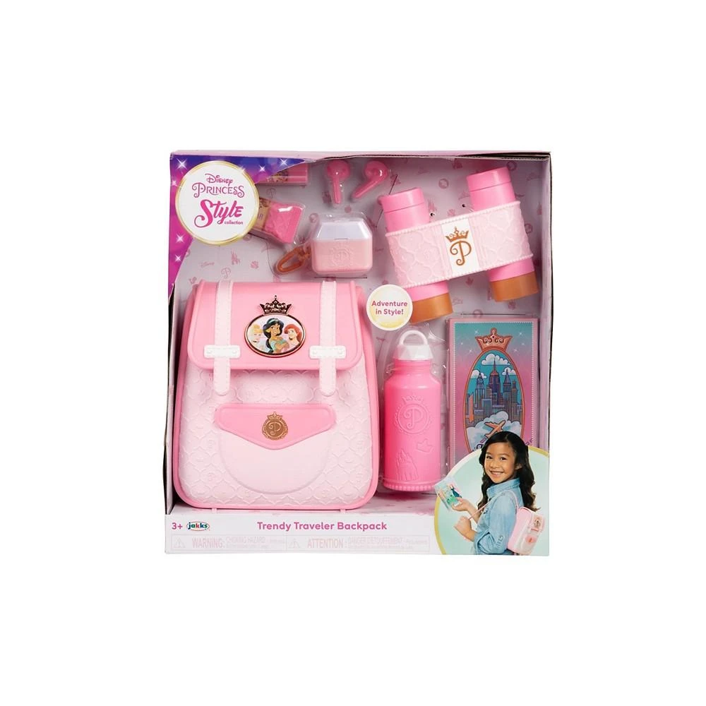 Disney Princess The Style Collection Trendy Traveler Child Backpack with 6 Accessories