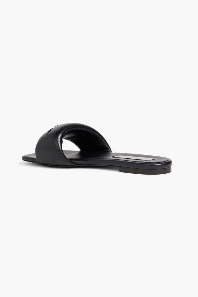 STELLA MCCARTNEY Signature logo-appliquéd padded faux leather sandals 3