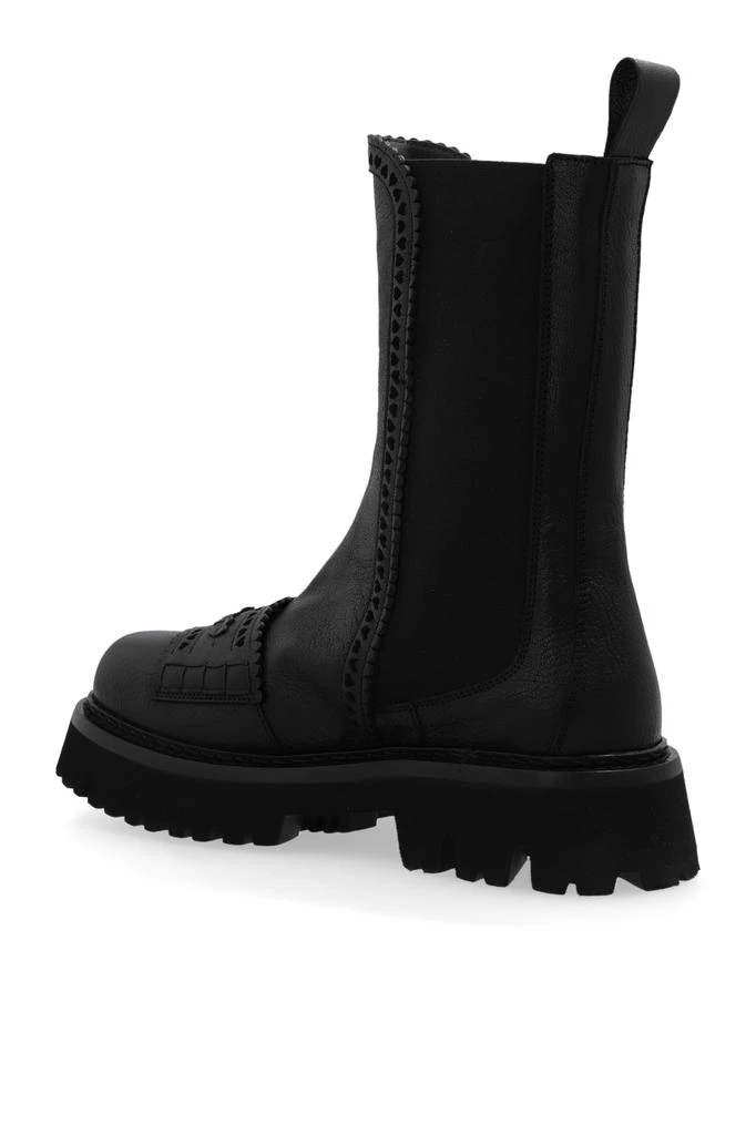 Moschino Leather ankle boots 5
