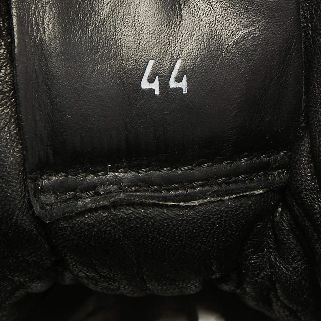 Moncler Moncler Black Leather High Top Sneakers Size 44 8