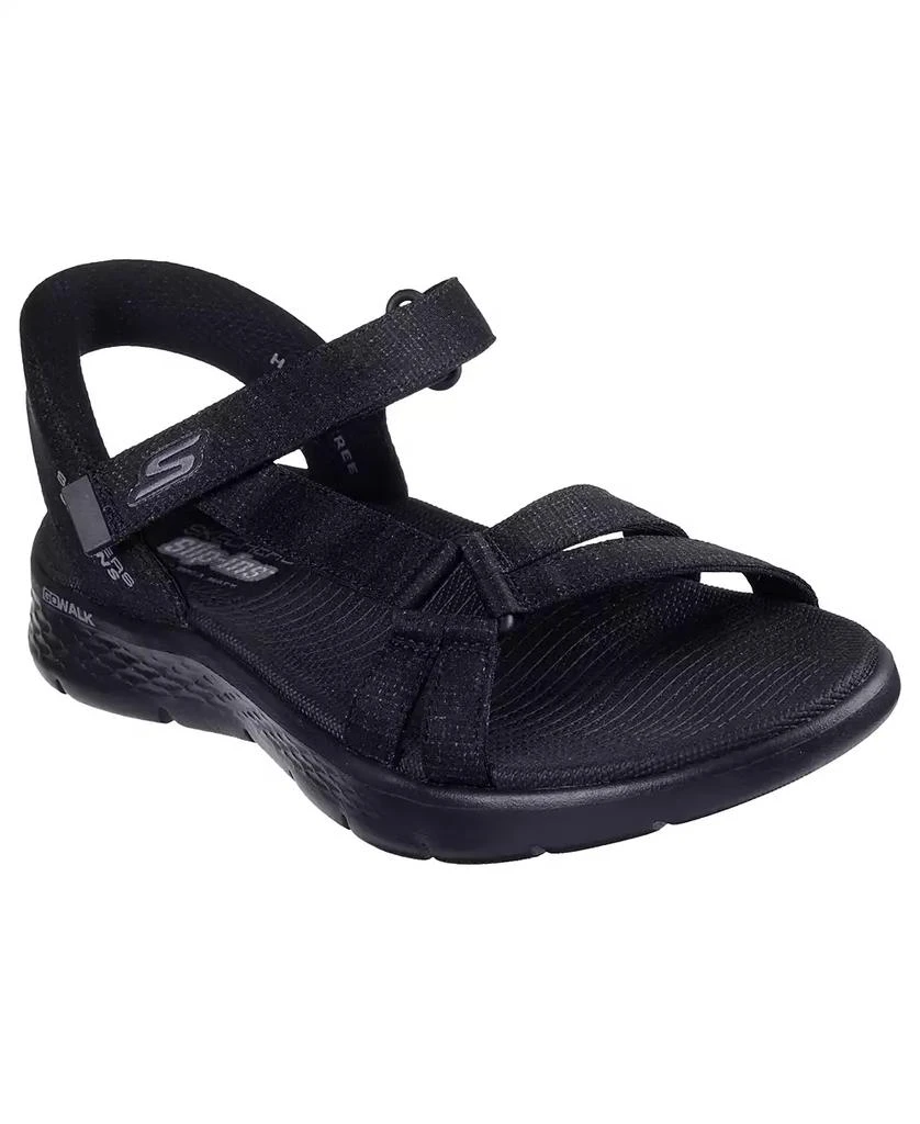 SKECHERS Women's Slip Ins- GO WALK Flex SD - Illuminate Walking Sandals from Finish Line 1