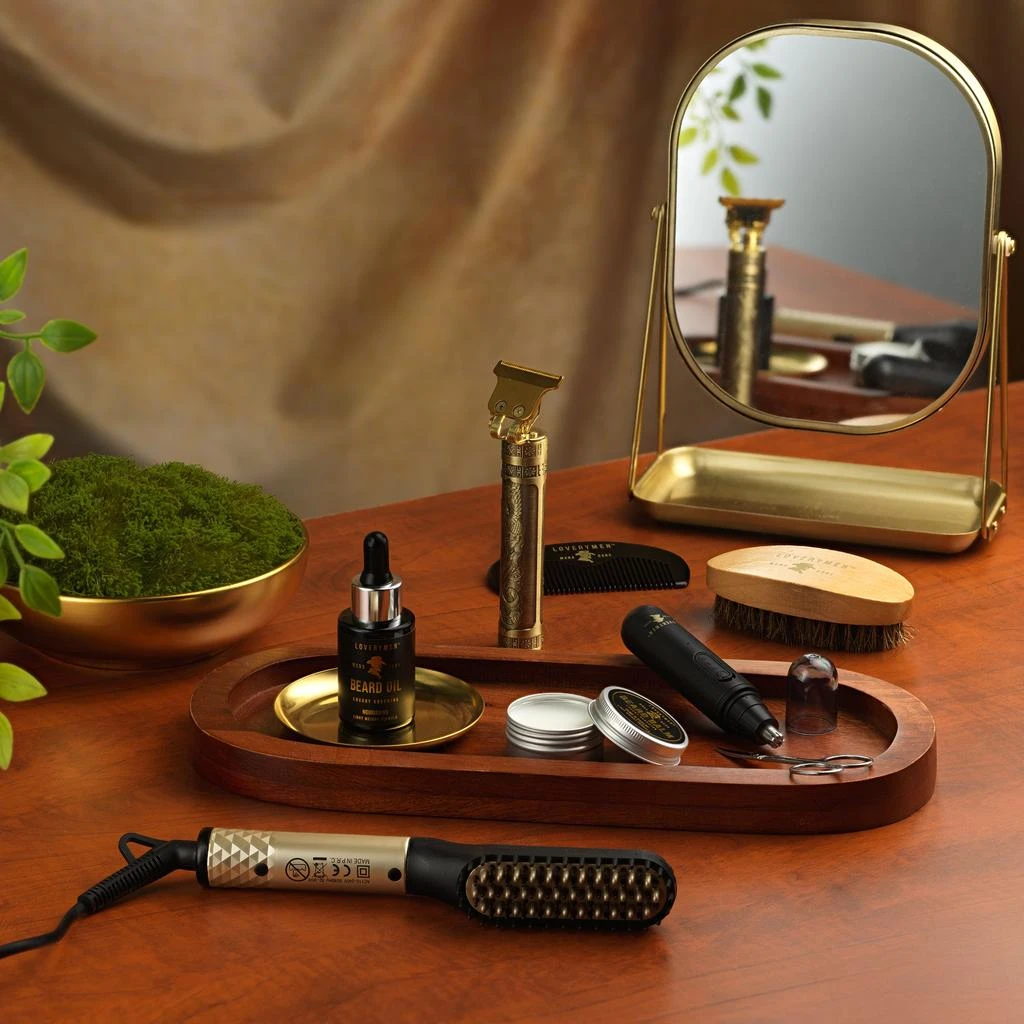 Lovery LOVERYMEN Ultimate Luxury Mens Beard Grooming Kit 9pc Gift Set 3