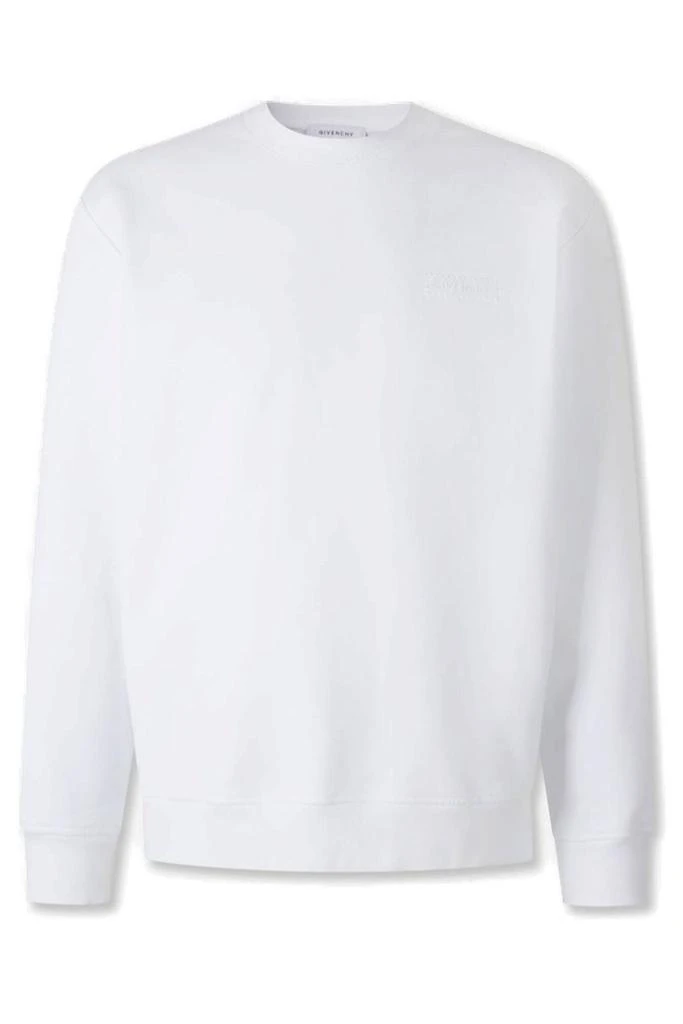 Givenchy Givenchy Logo Patch Crewneck Sweatshirt from Cettire