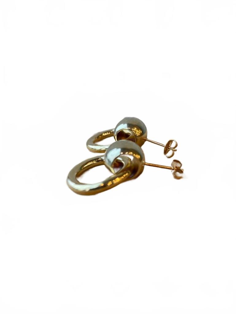 Laura Lombardi Rina Earrings In Brass