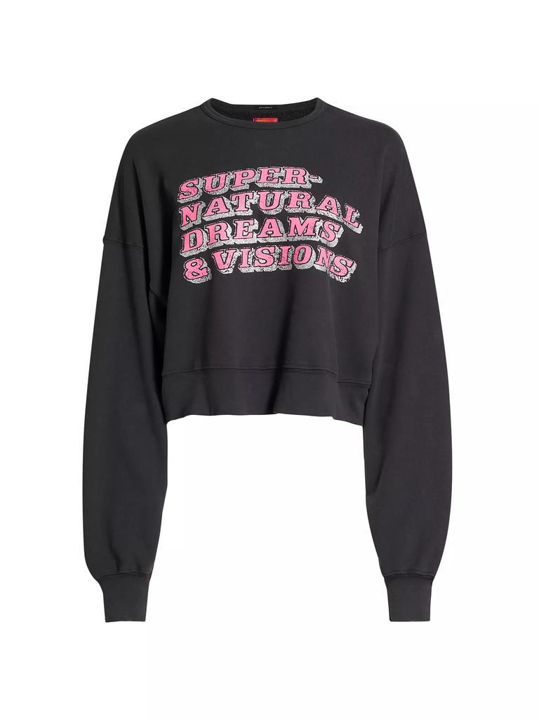 MOTHER The Winger Cropped Sweatshirt