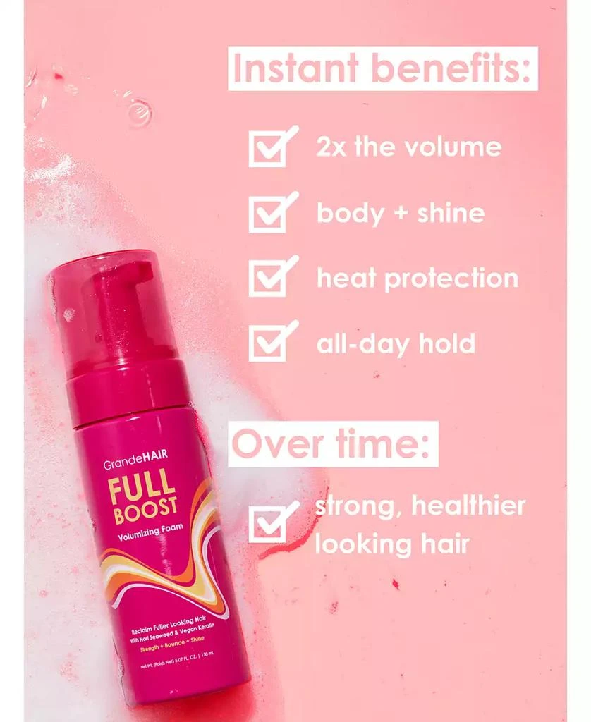 Grande Cosmetics GrandeHAIR Full Boost Volumizing Foam, 5.07 oz. 3