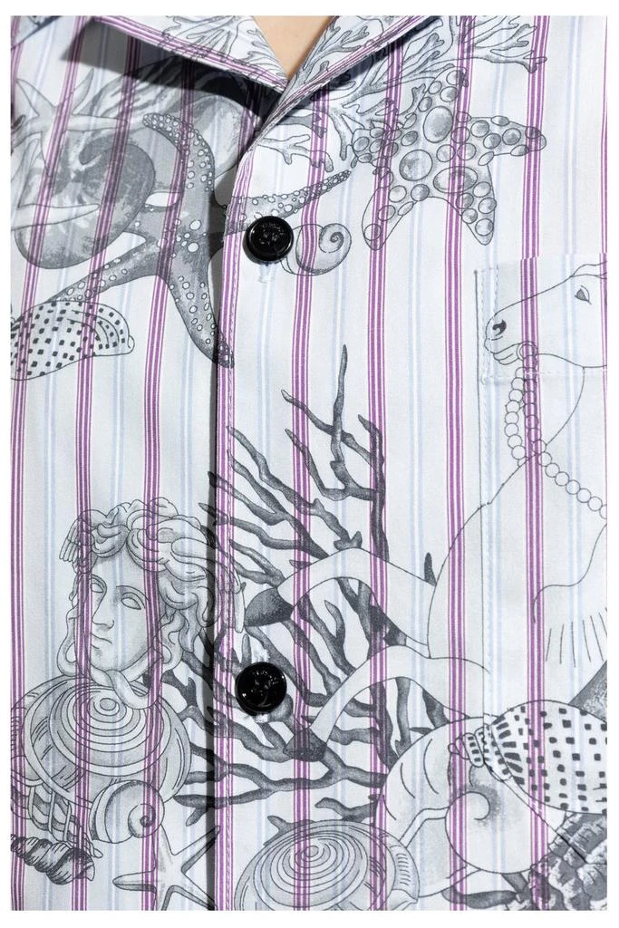Versace Versace Pattern-Printed Short-Sleeved Shirt 3
