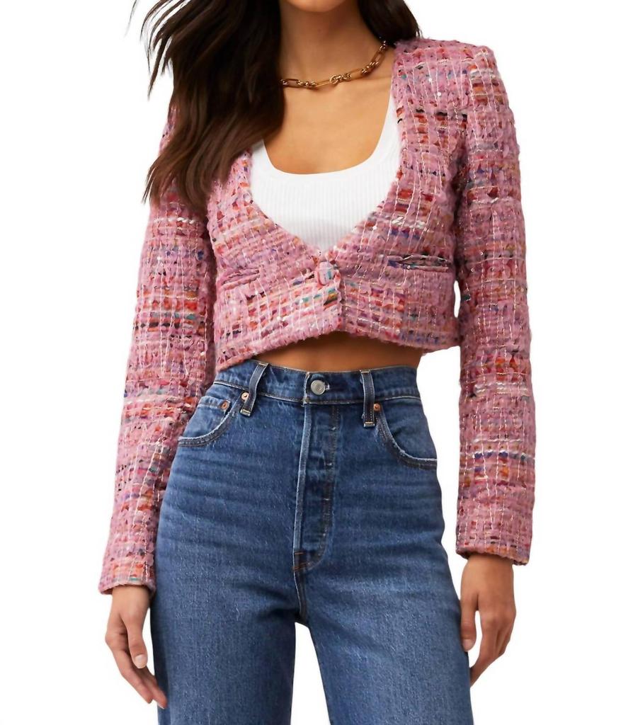For Love & Lemons For Love & Lemons - Celine Cropped Blazer