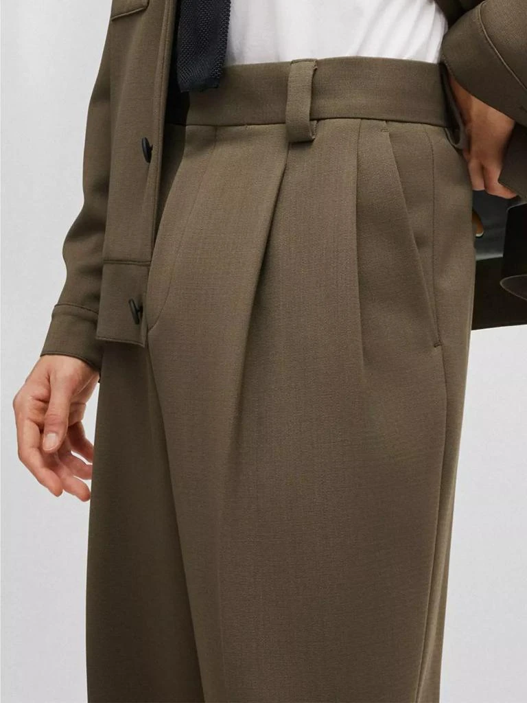 Hugo Boss Tailored Trousers in a Stretch-Wool Blend 5