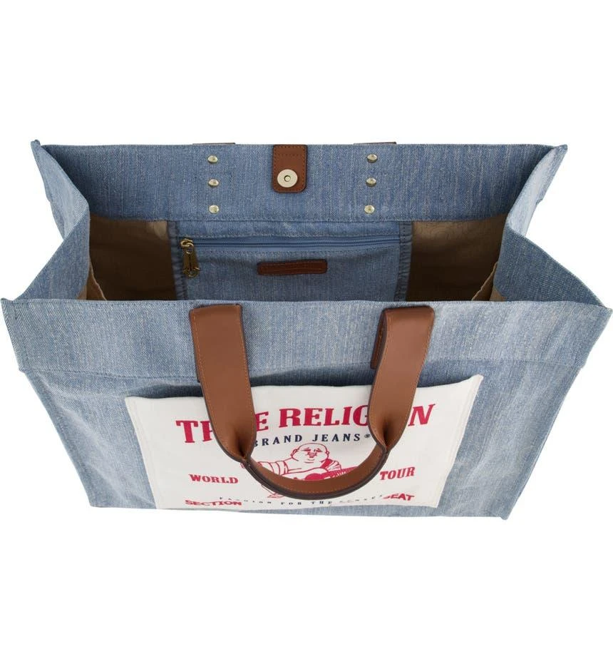 True Religion Large Denim Tote Bag 4