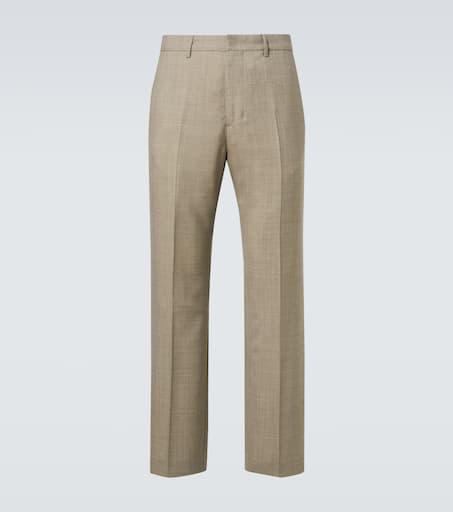 AMI Virgin wool canvas straight pants
