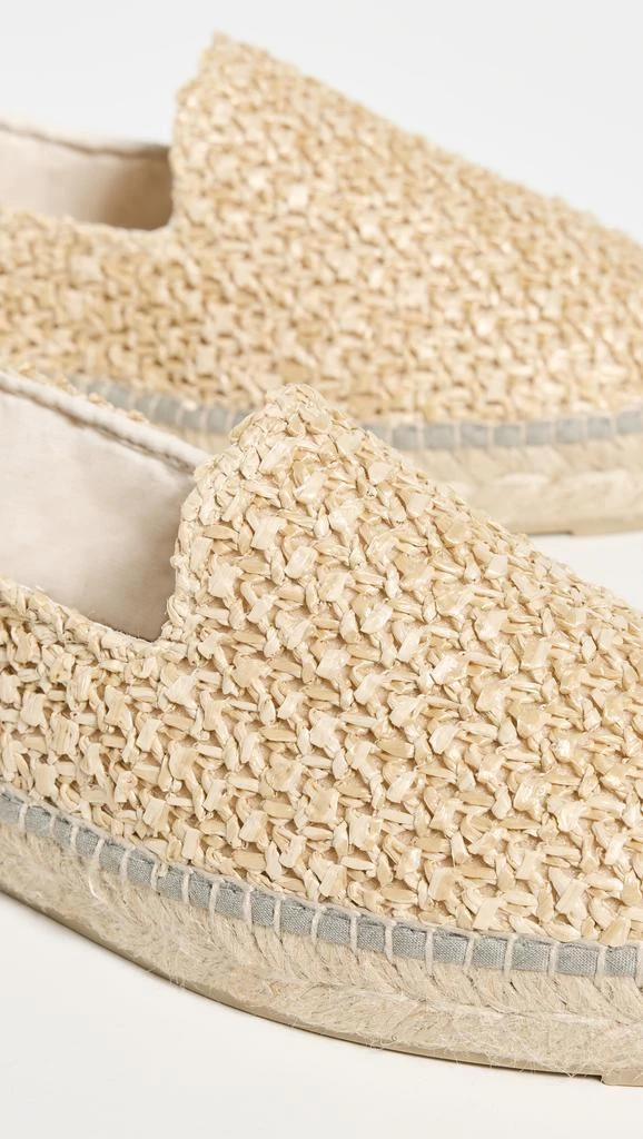 Manebi Flat Raffia Espadrilles 5