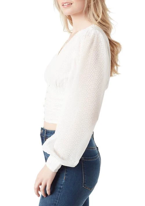 Jessica Simpson Laira Solid Woven Blouse 3