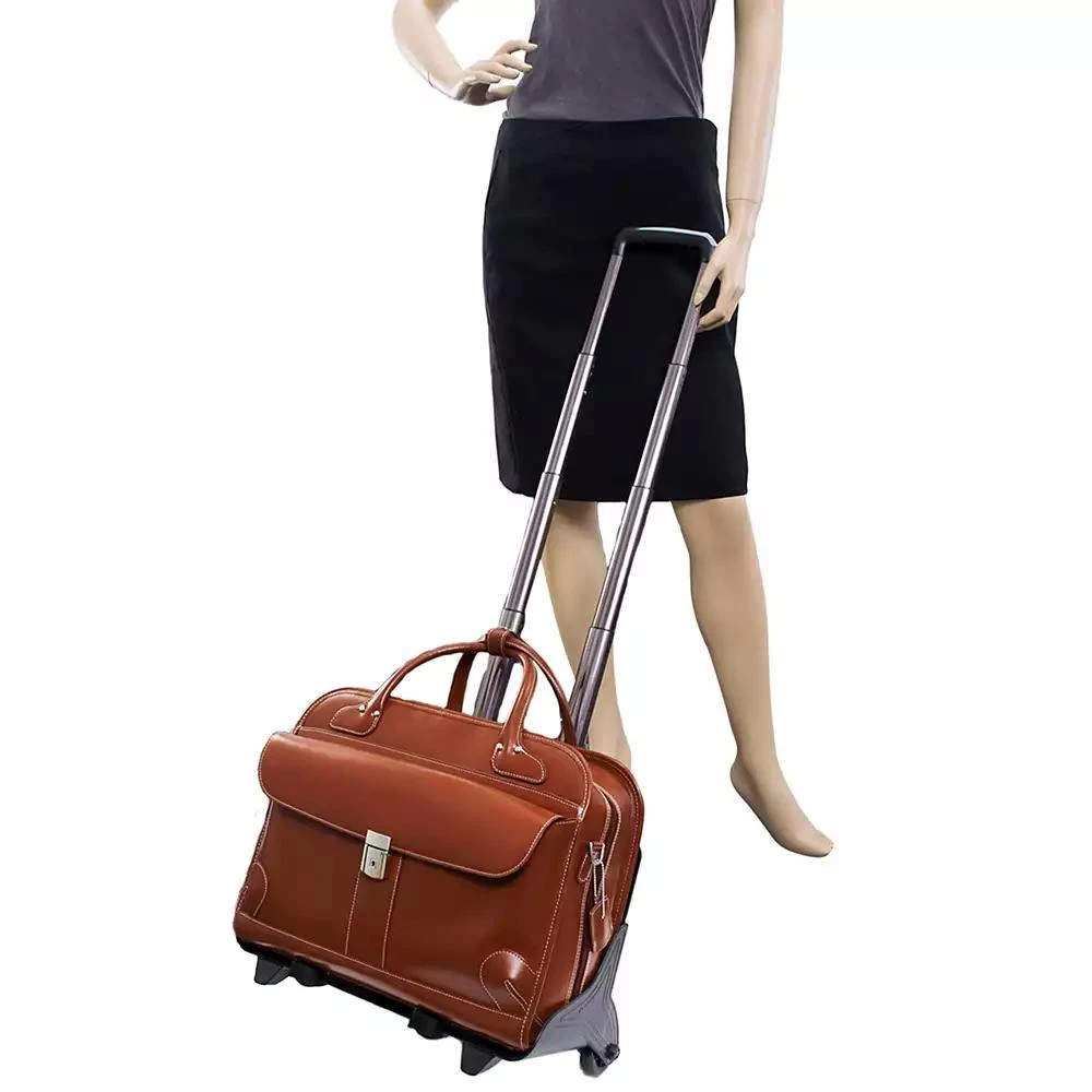 McKlein Lakewood, 15" Fly-Through Checkpoint-Friendly Ladies Laptop Briefcase 15