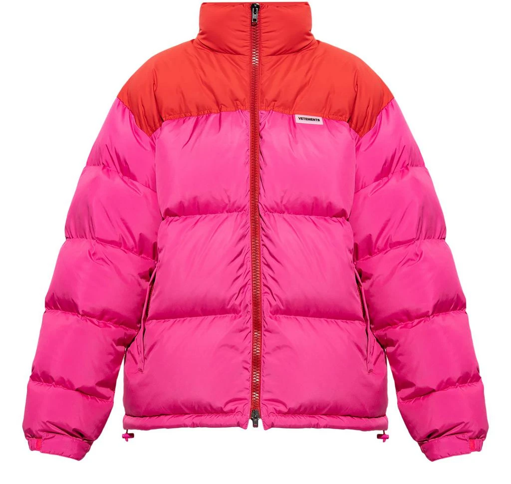 Vetements Down jacket with logo 1