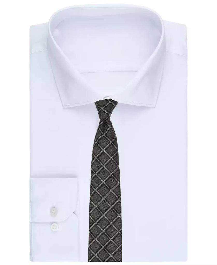 Alfani Men's Oakmont Grid Slim Tie, Macy's Exclusive 3