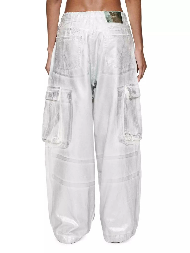 Purple Brand Metallic Foil Parachute Pants 3