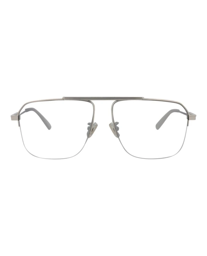Bottega Veneta Aviator-Frame Metal Sunglasses 1
