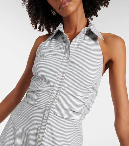 VERONICA BEARD Mackey striped cotton maxi dress 4