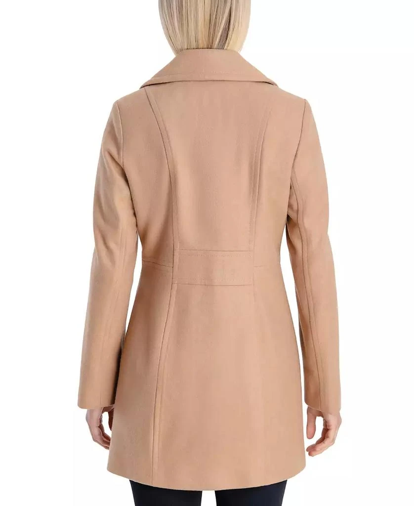 Anne Klein Women's Double-Breasted Wool Blend Peacoat, Created for Macy's 2