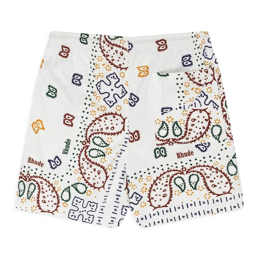 Rhude CREAM LOGO SWIM TRUNKS 2