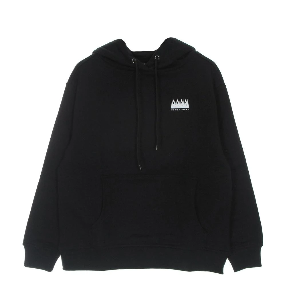 IHS Men's Lightweight Hooded Sweatshirt Respect Your Demon Basic Hoodie Black 1