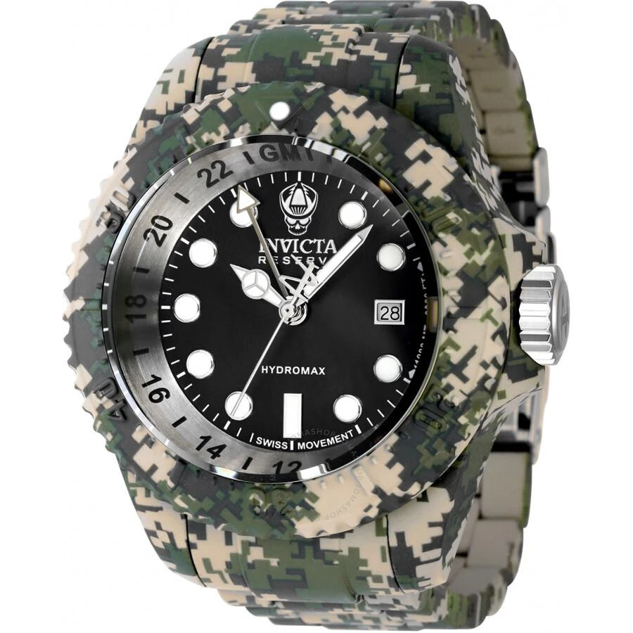 Invicta Reserve GMT Quartz Black Dial Men's Watch 40462 1