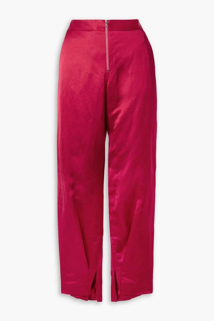 Partow Reed satin wide-leg pants 1