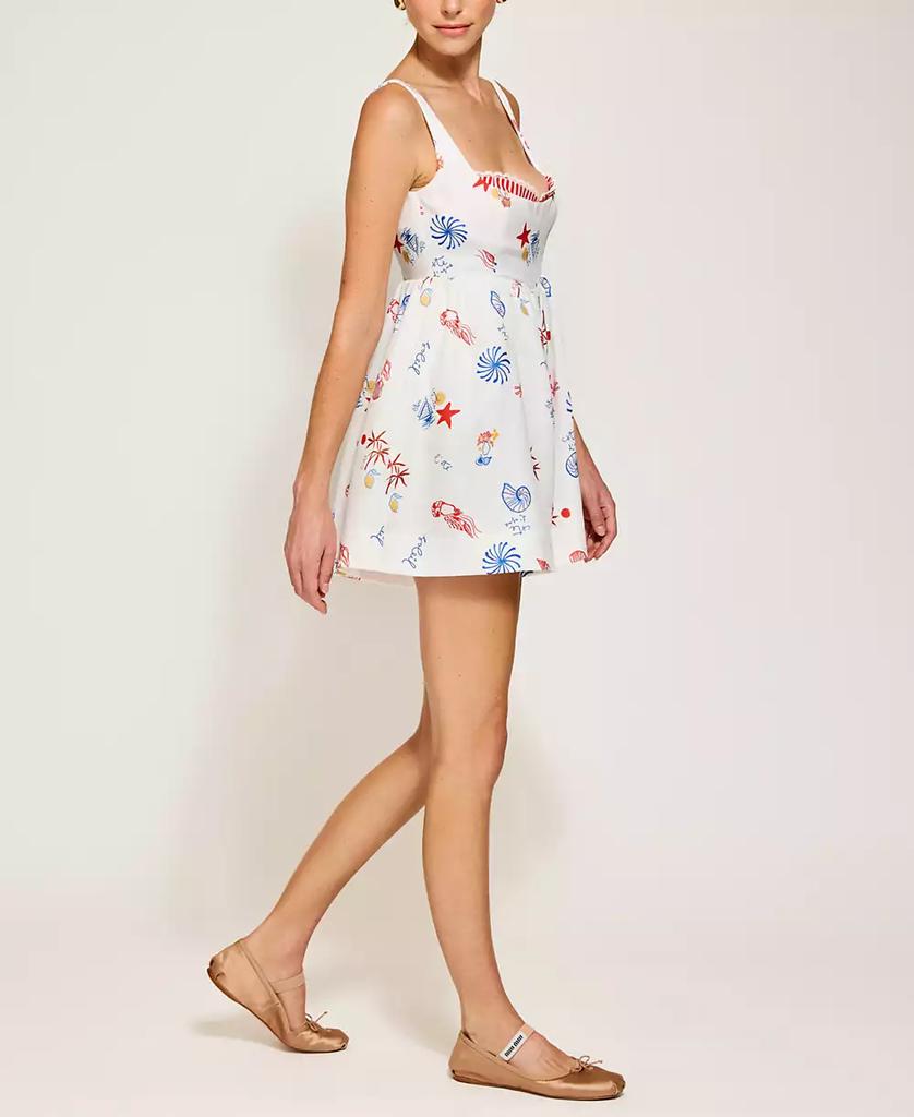 Line & Dot Women's Reeta Sweetheart-Neck Romper