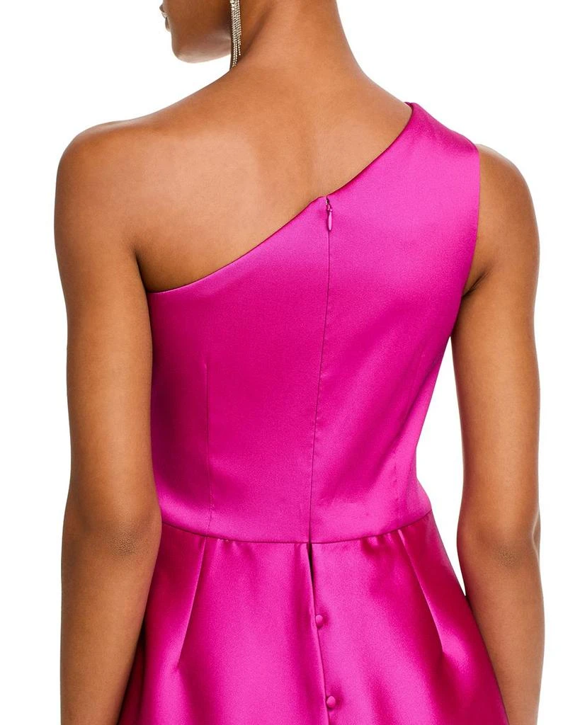 Teri Jon Crepe One Shoulder Gown 2