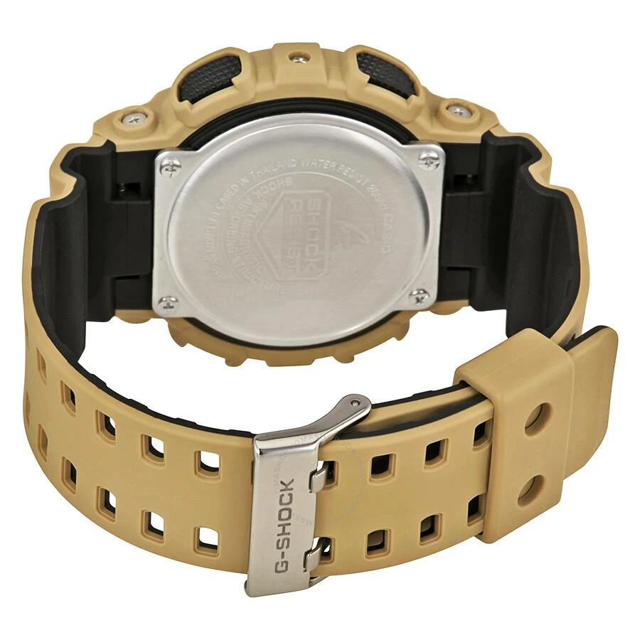 Casio G-Shock Black Dial Men's Sand Beige Sports Watch GA100L-8A 3