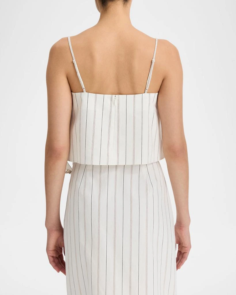 Vince Stripe Draped Tank Top 3