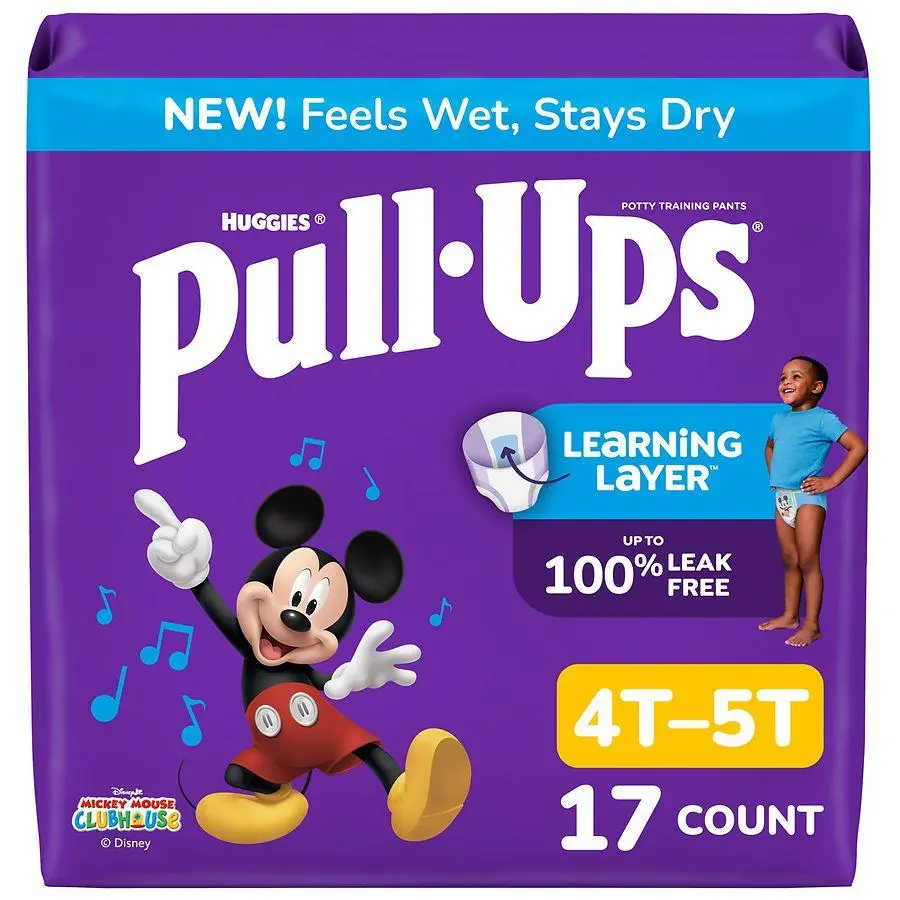 Huggies Pull-Ups Boys' Potty Training Pants 4T-5T (38-50 lbs)