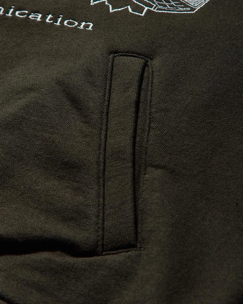 Cav Empt Men's Intercommunication Big Heavy Hoodie Black 4