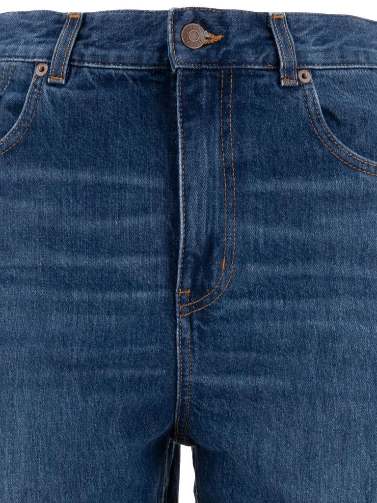 Chloé Chloé Logo Patch Wide-Leg Jeans 3