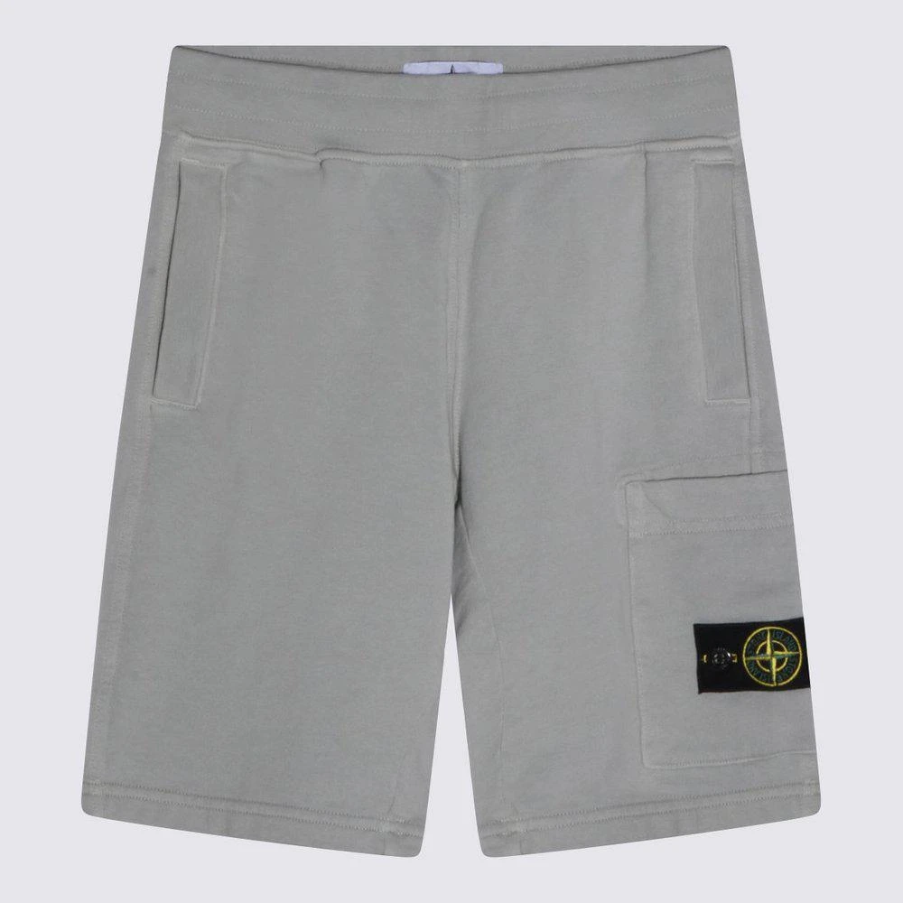 Stone Island Junior Stone Island Junior Logo Cargo Shorts